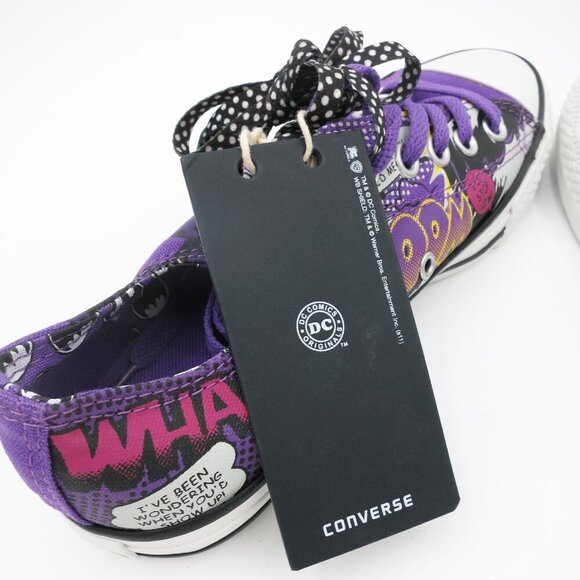 Converse All Star DC Comics Batgirl Low Sz 8 Womens 6 Mens New in Box - Picture 4 of 15